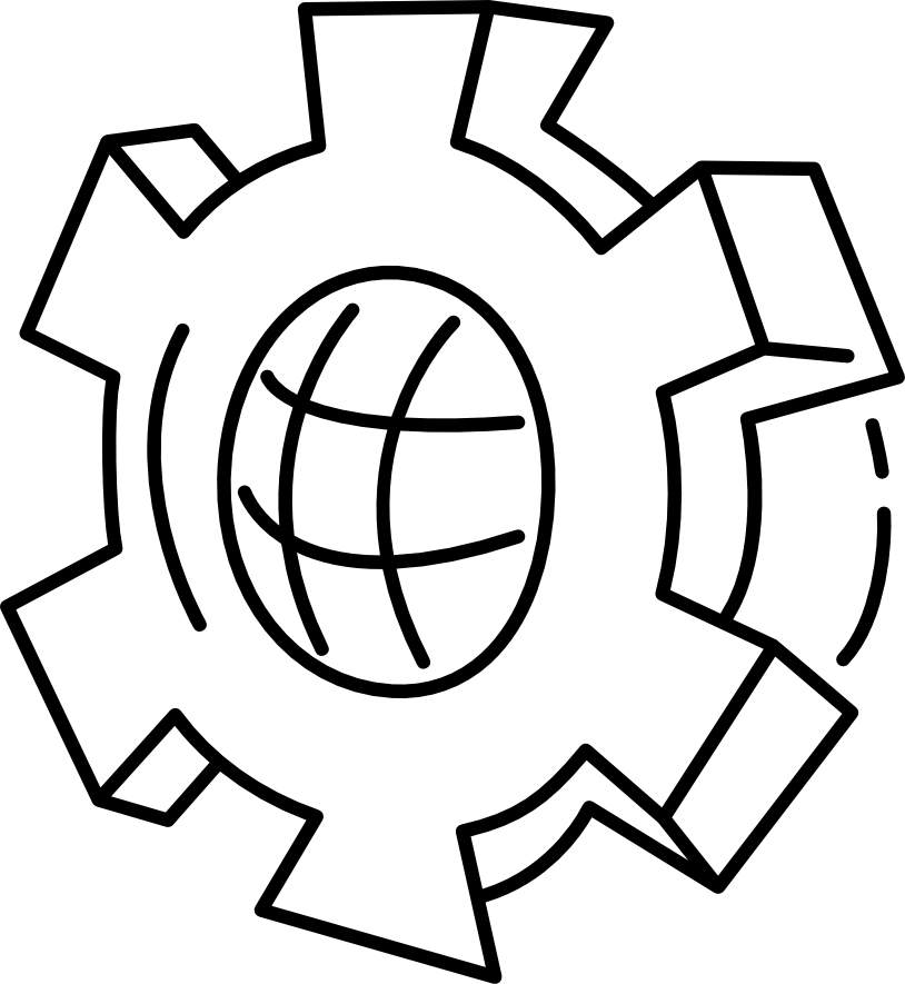 Icon Digitale Prozessoptimierung – Digital und Umsetzung
